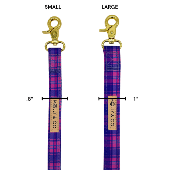 Pinkberry Plaid - Dog Leash