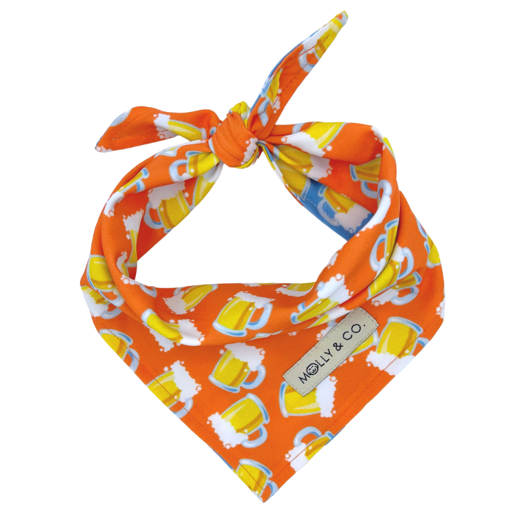 Beers - Reversible Dog Bandana