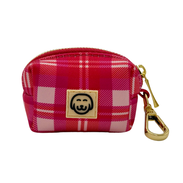 Rosewood Tartan - Dog Poop Bag Holder