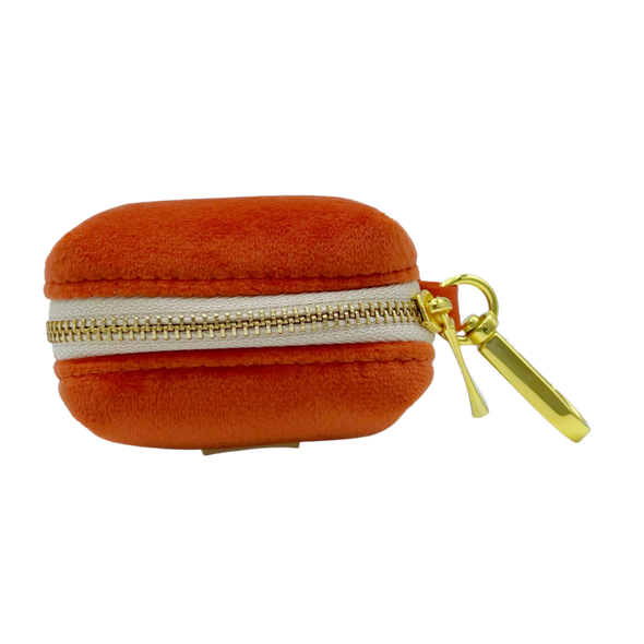 Tangerine Velvet - Dog Poop Bag Holder