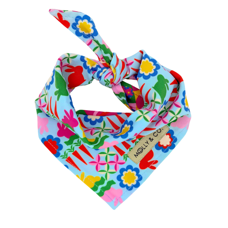 Bunny Bliss - Reversible Dog Bandana