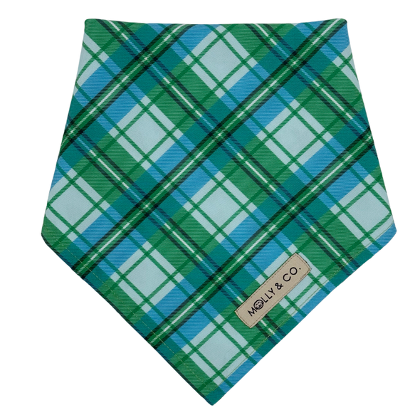 Northern Lights + Deck the Halls - Reversible Dog Bandana