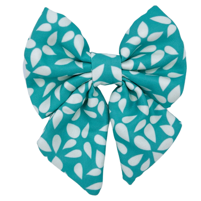 Seafoam - Dog Sailor Bowtie - FINAL SALE