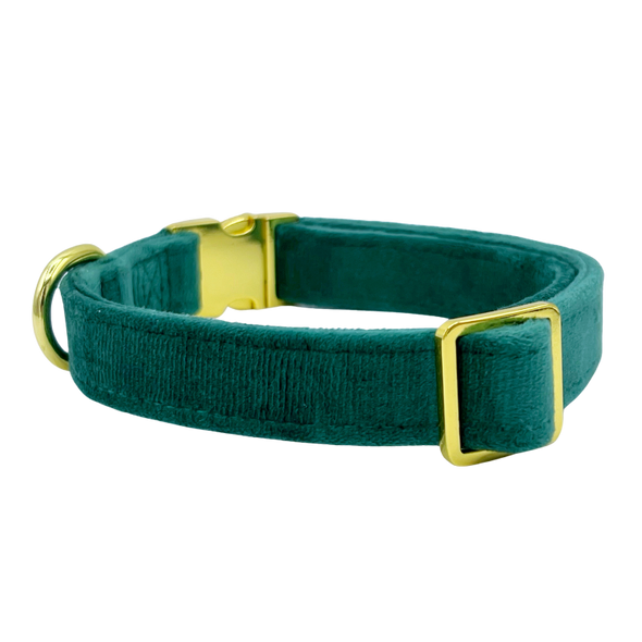 Emerald Velvet - Dog Collar