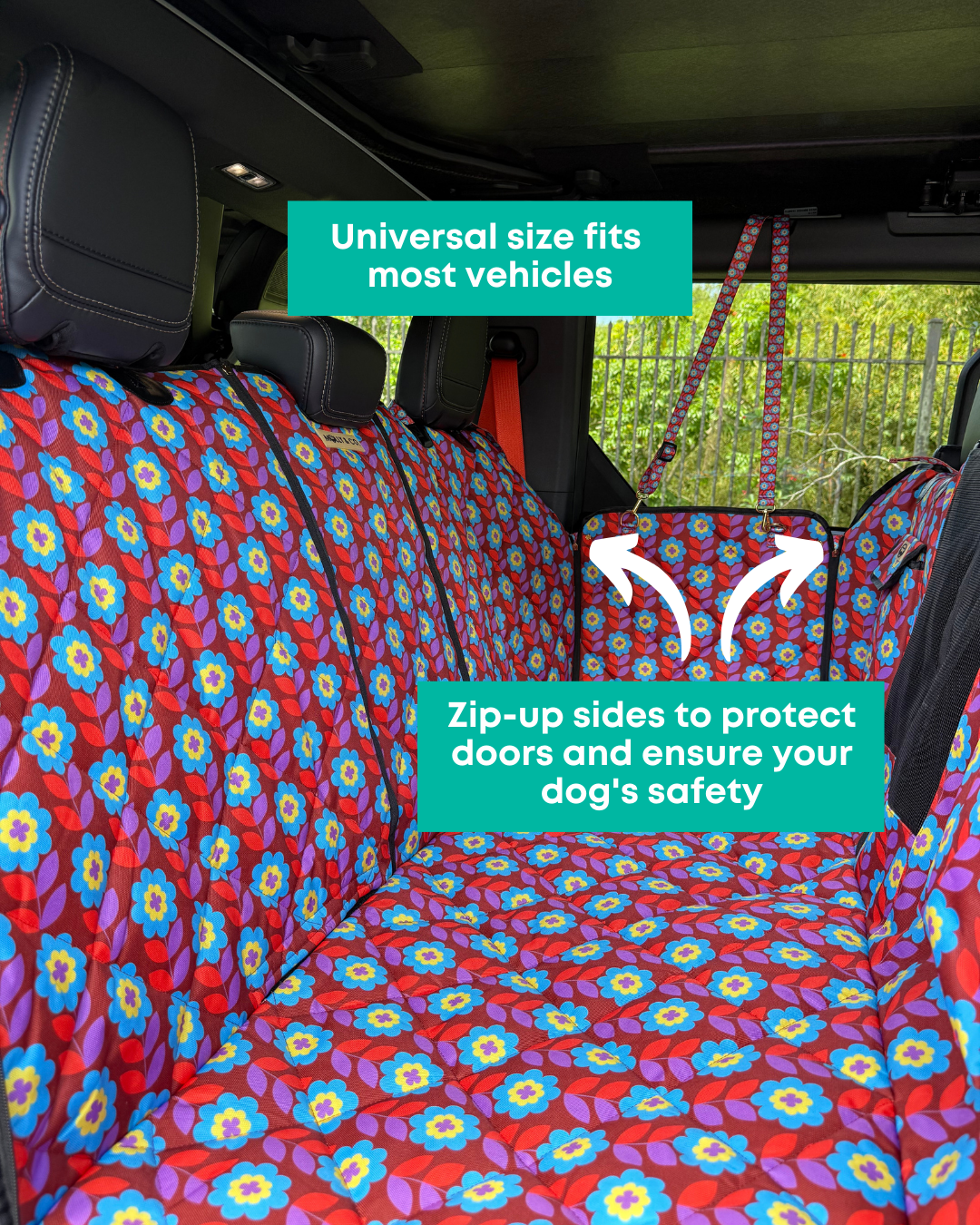 Poppy - Dog Car Seat Cover