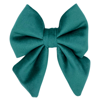 Emerald Velvet - Dog Sailor Bowtie