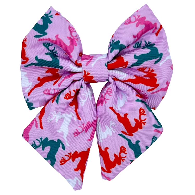 Reindeers - Dog Sailor Bowtie