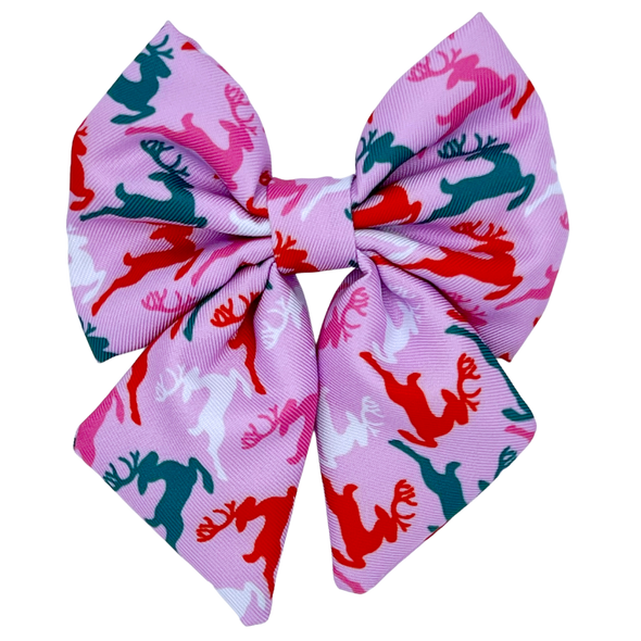 Reindeers - Dog Sailor Bowtie