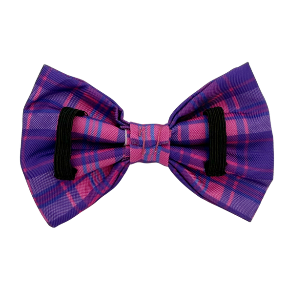 Pinkberry Plaid - Dog Bowtie