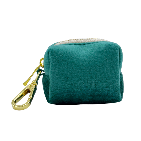 Emerald Velvet - Dog Poop Bag Holder