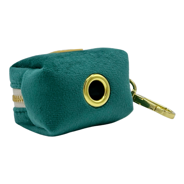 Emerald Velvet - Dog Poop Bag Holder