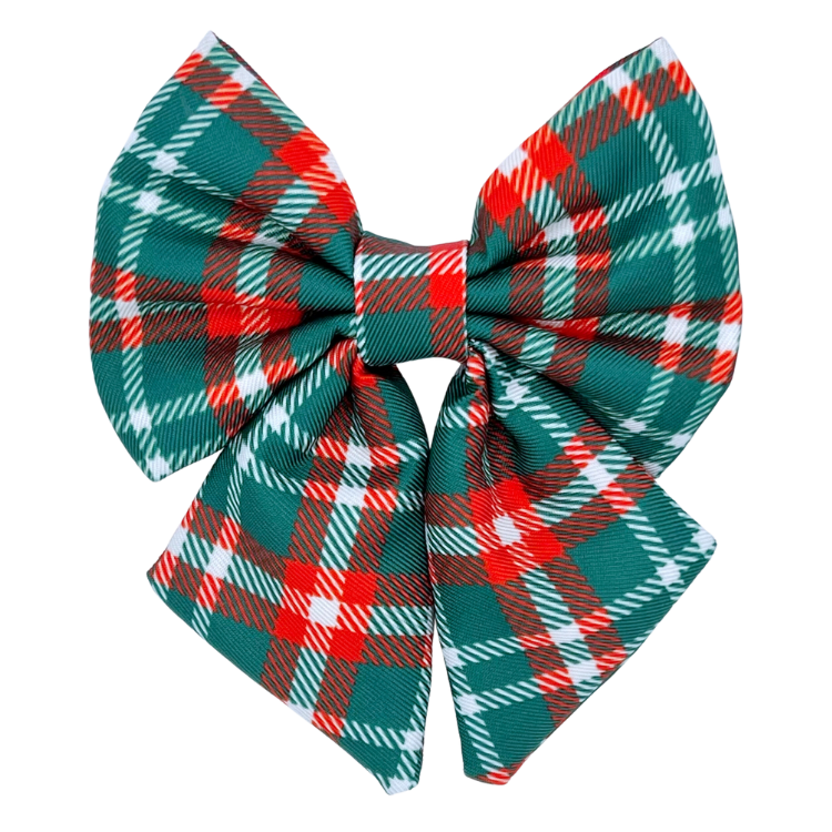 Royal Stewart Plaid - Dog Sailor Bowtie