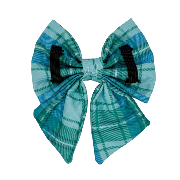 Northern Lights Plaid - Dog Sailor Bowtie