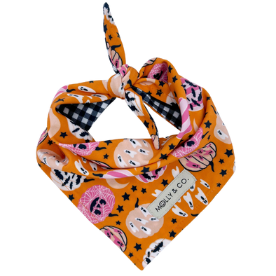 Pumpkin Star - Reversible Dog Bandana