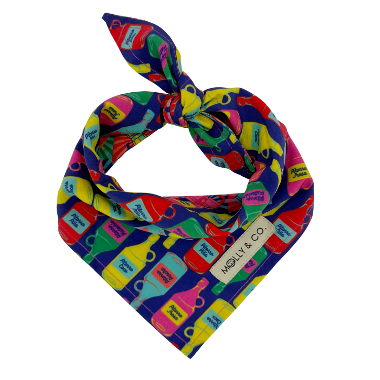 Café con Pitorro - Reversible Dog Bandana