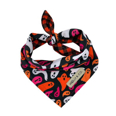 Boo! - Reversible Dog Bandana