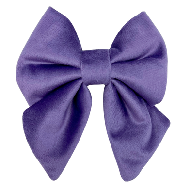 Violet Velvet - Dog Sailor Bowtie