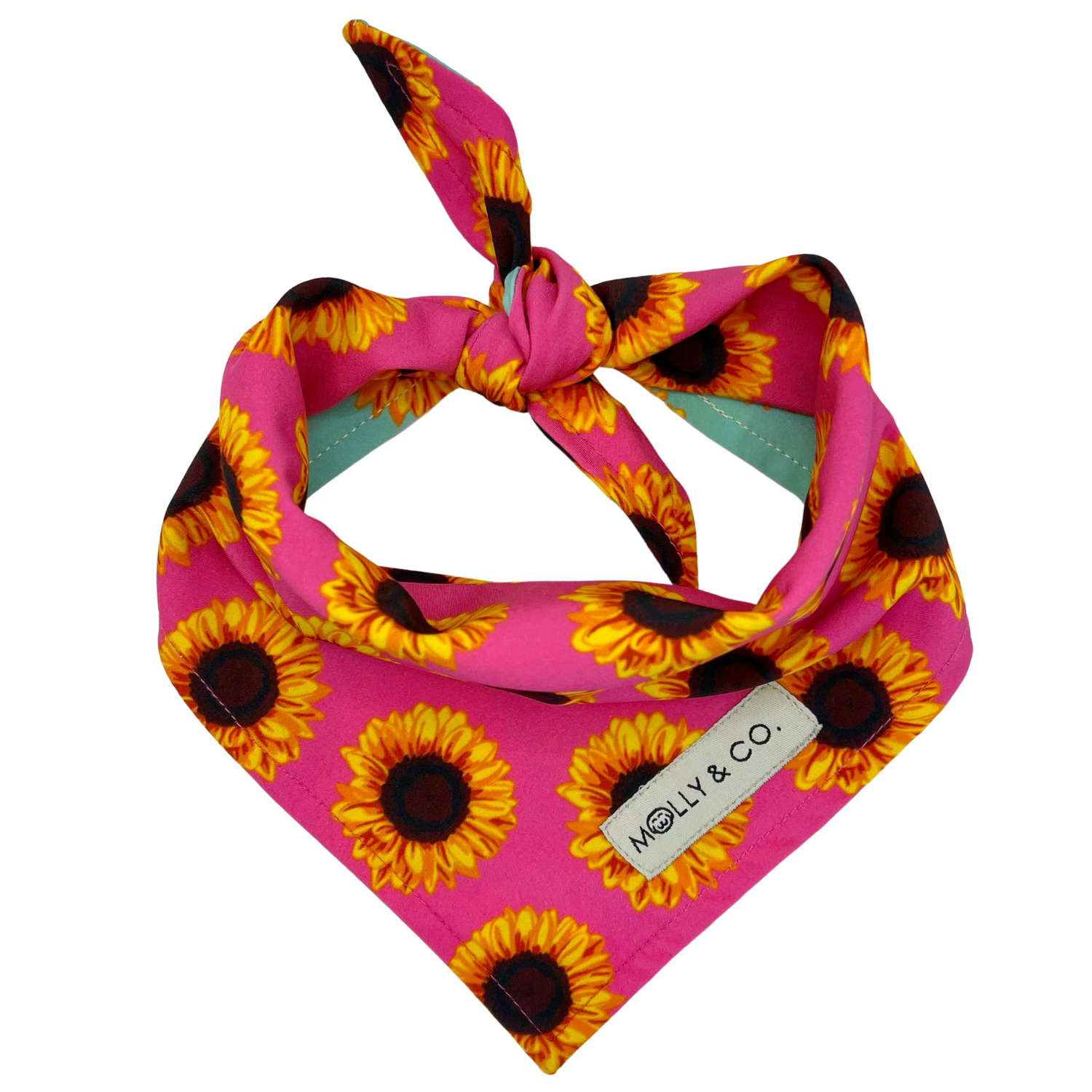 Sunflowers - Reversible Dog Bandana