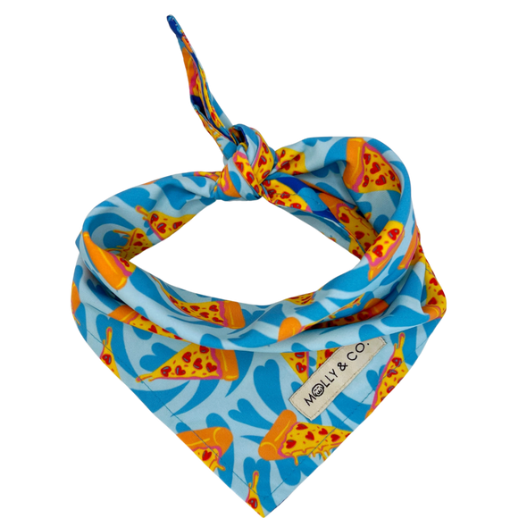 Pizza Lover - Reversible Dog Bandana