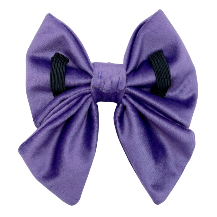 Violet Velvet - Dog Sailor Bowtie