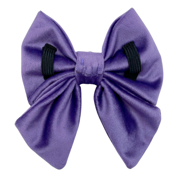 Violet Velvet - Dog Sailor Bowtie