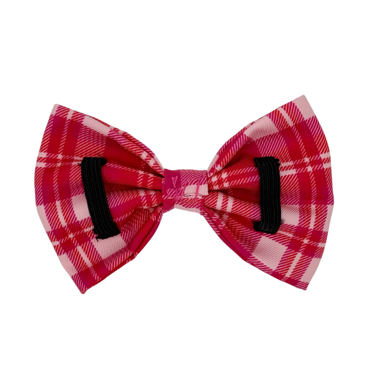 Rosewood Tartan - Dog Bowtie
