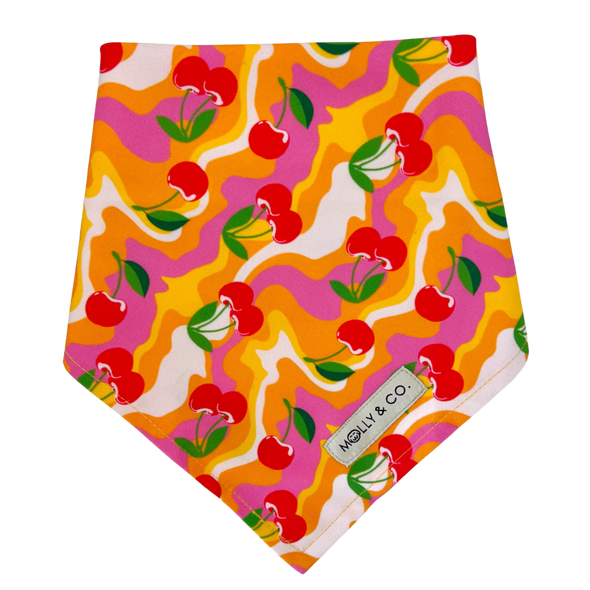 Sweet Cherry - Reversible Dog Bandana