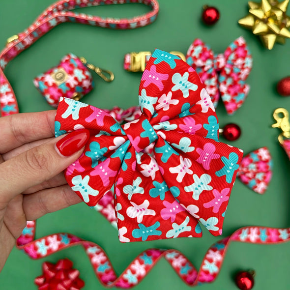 Gingerbread - Dog Sailor Bowtie