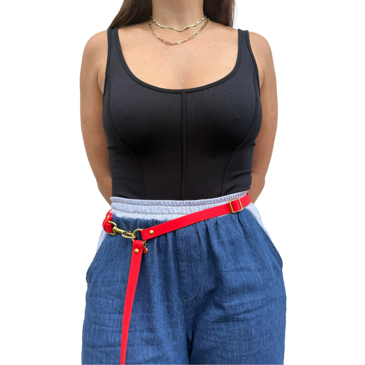 Ruby Red - Splashproof Handsfree Dog Leash