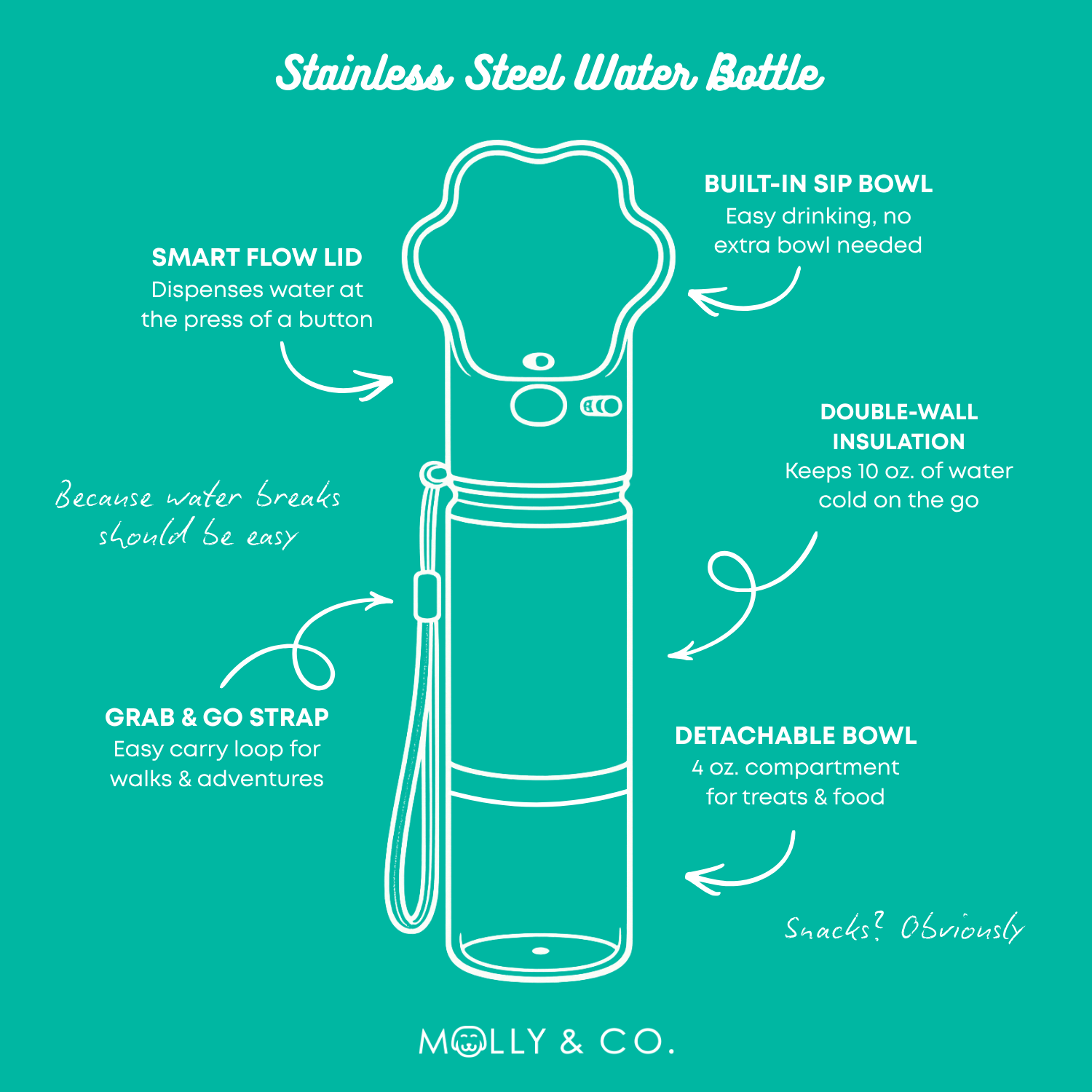 Bolt - Stainless Steel Water Bottle