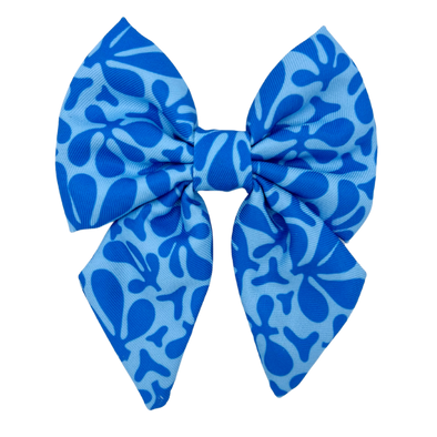 Blue Marina - Dog Sailor Bowtie - FINAL SALE