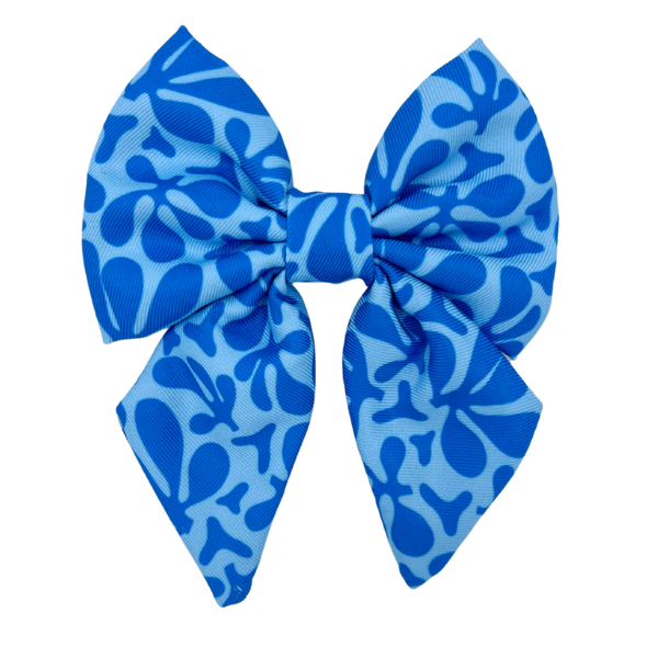 Blue Marina - Dog Sailor Bowtie - FINAL SALE