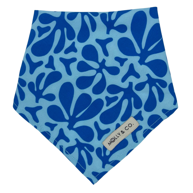 Blue Marina - Dog Bandana - FINAL SALE