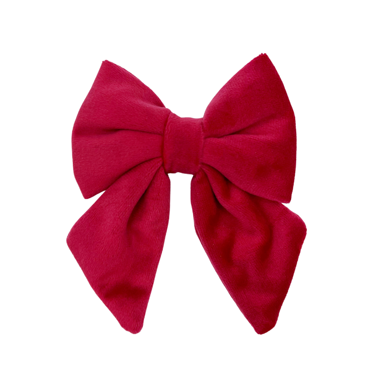 Scarlet Velvet - Dog Sailor Bowtie