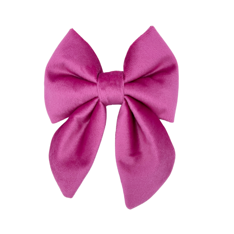 Rose Velvet - Dog Sailor Bowtie