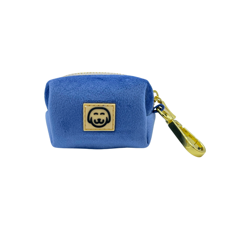 Denim Velvet - Dog Poop Bag Holder