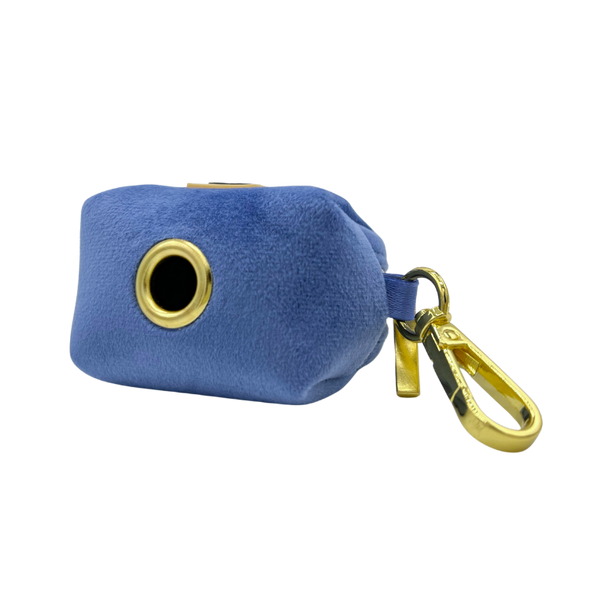 Denim Velvet - Dog Poop Bag Holder