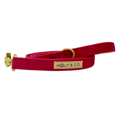 Scarlet Velvet - Dog Leash