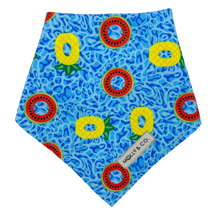 Pool Party - Reversible Dog Bandana - FINAL SALE