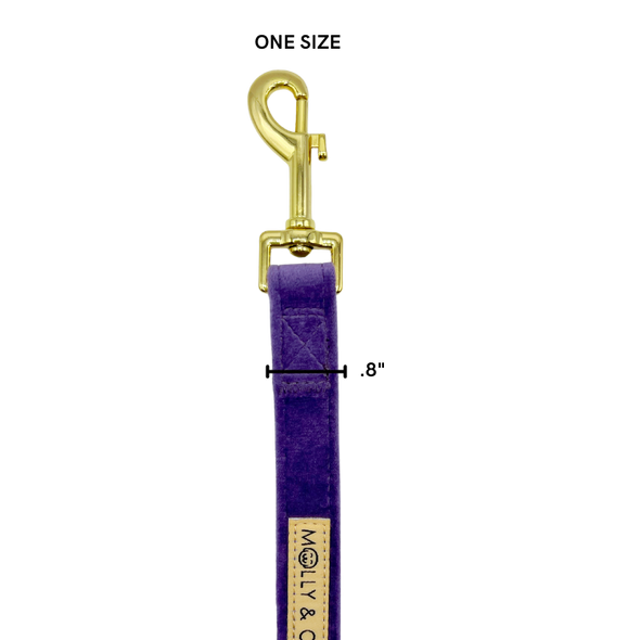 Violet Velvet - Dog Leash