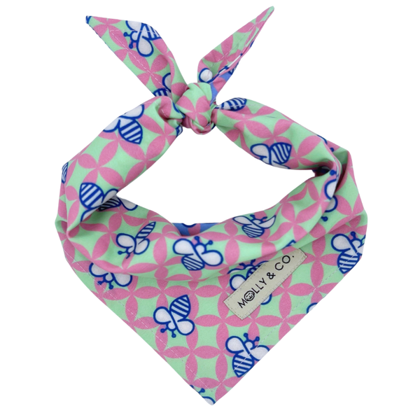 Queen Bee - Reversible Dog Bandana