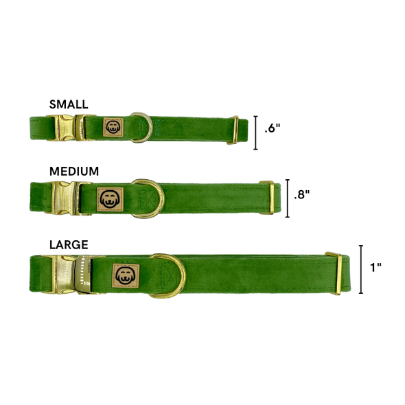 Fern Velvet - Dog Collar