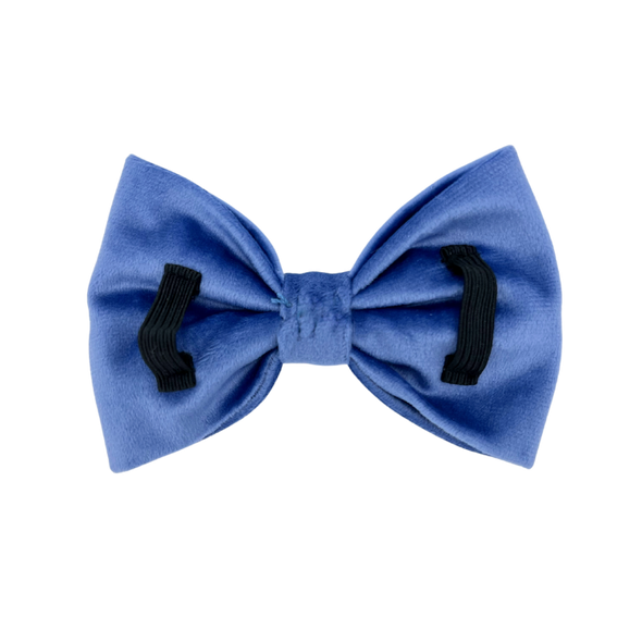 Denim Velvet - Dog Bowtie