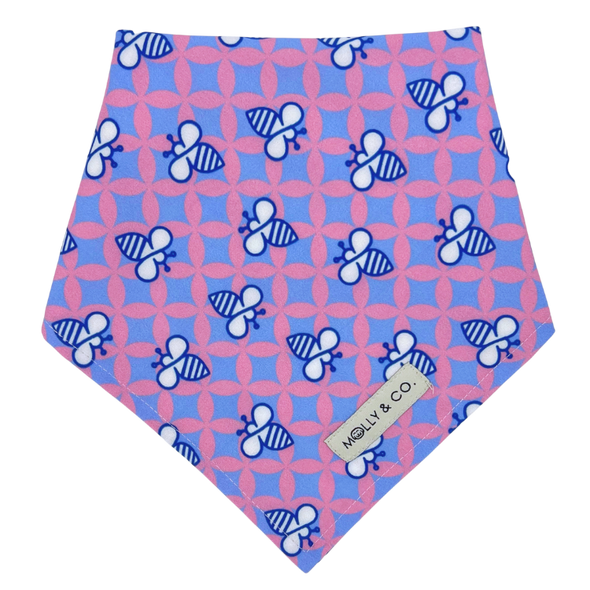 Queen Bee - Reversible Dog Bandana