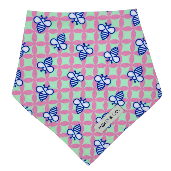 Queen Bee - Reversible Dog Bandana