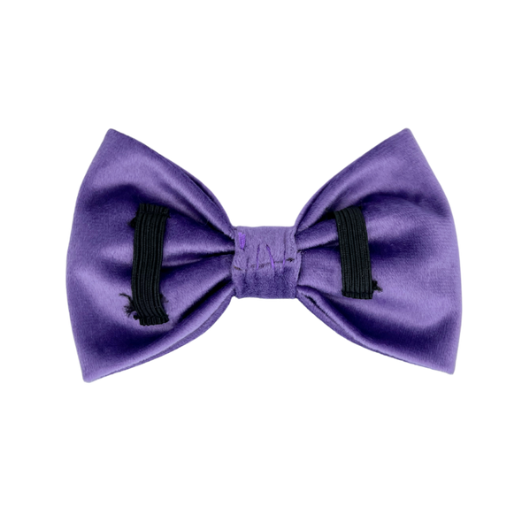 Violet Velvet - Dog Bowtie