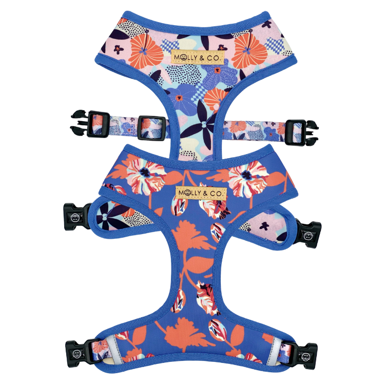 Always Blooming - Reversible Dog Harness - FINAL SALE